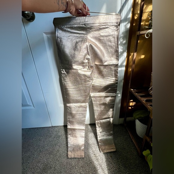 Nordstrom Champagne Gold Leggings - Picture 7 of 8